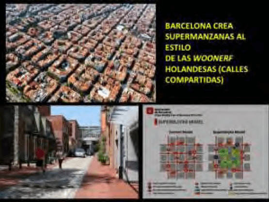 Figura 26. Barcelona. Calles compartidas. Elaboración propia.