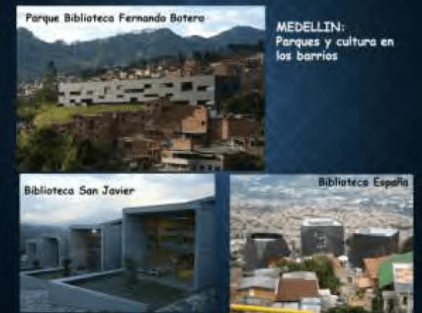 Figura 51. Parques-bibliotecas en barrios de Medellín. Elaboración propia